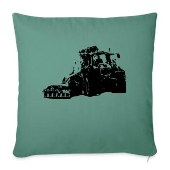 Driving Deutz when manure - Sofa pillow with filling 45cm x 45cm - cypress green - Front