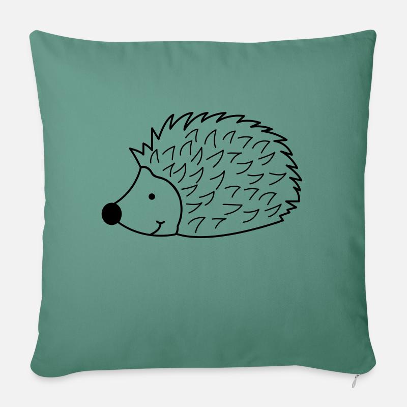 igel - Sofakissen mit Füllung 45 x 45 cm - Tanngrün