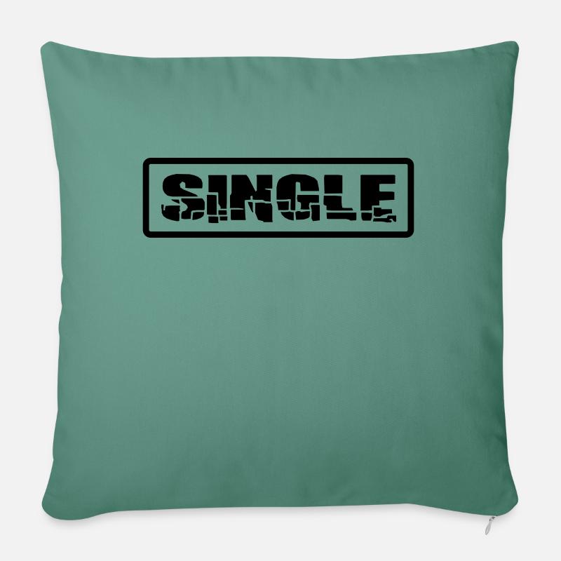 single - Sofakissen mit Füllung 45 x 45 cm - Tanngrün