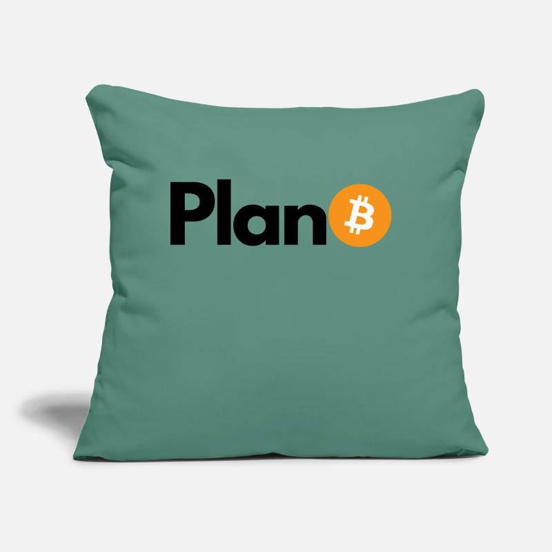 Krypto Plan BITCOIN 1 BTC Sofakissen mit Füllung 45 x 45 cm