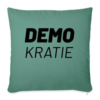 Democracy - Sofa pillow with filling 45cm x 45cm - cypress green - Front