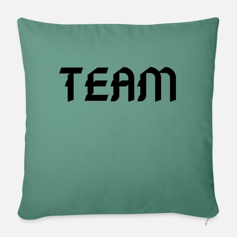 Team - Sofakissen mit Füllung 45 x 45 cm - Tanngrün