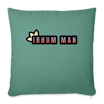 i rum man - Sofa pillow with filling 45cm x 45cm - cypress green - Front