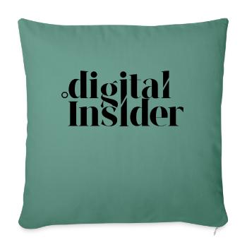Digital Insider - Sofa pillow with filling 45cm x 45cm - cypress green - Front