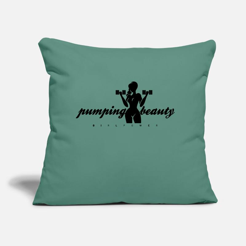 Pumping Beauty Solid Color Sofa pillow with filling 45cm x 45cm