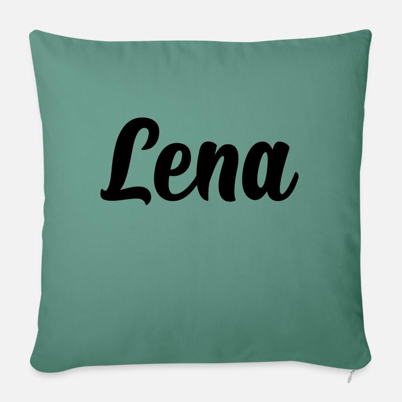 Lena - Sofakissen mit Füllung 45 x 45 cm - Tanngrün