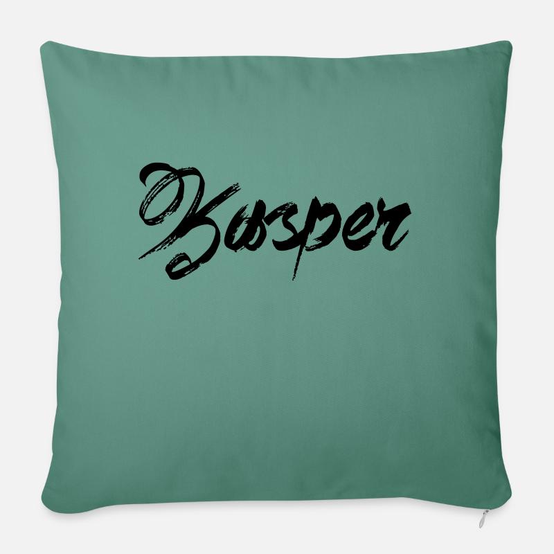 Kasper - Sofakissen mit Füllung 45 x 45 cm - Tanngrün