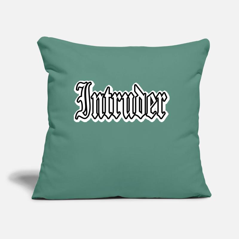 intruder hacker eindringling clan sticker computer Sofakissen mit Füllung 45 x 45 cm