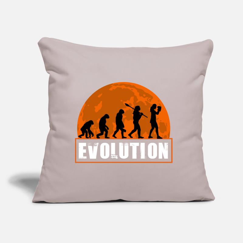 Boxe Evolution Boxeuse Fille Combat Boxe Boxe Coussin et housse de 45 x 45 cm