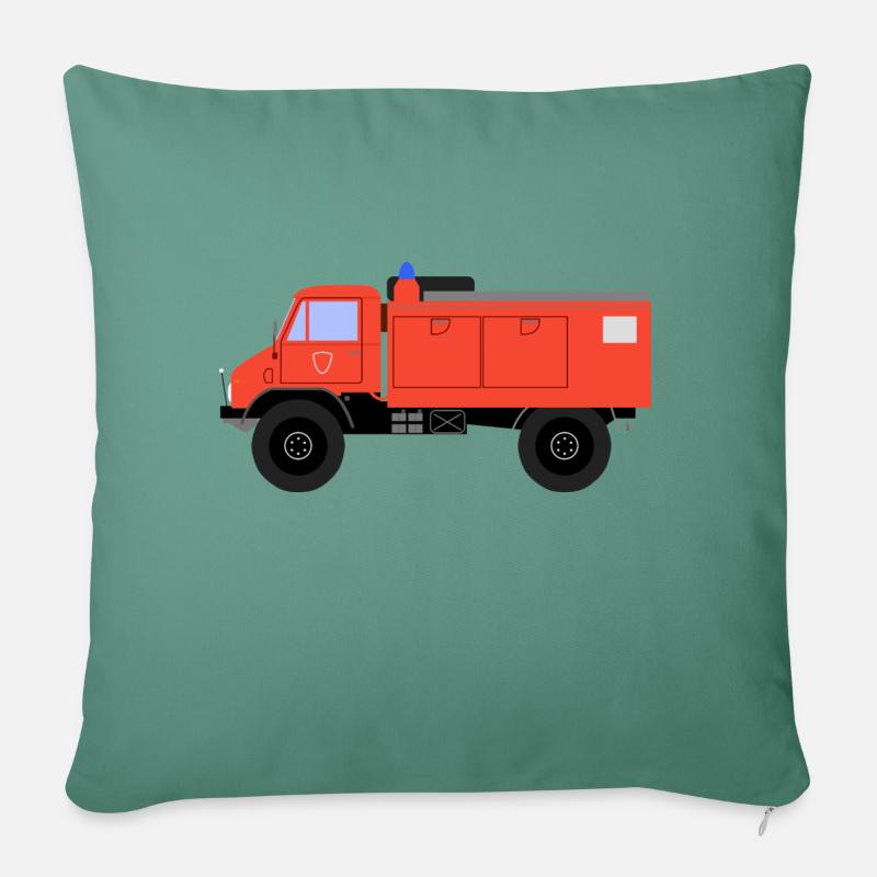 Unimog - Oldtimer - Offroad - Universal Motorgerät - Sofakissen mit Füllung 45 x 45 cm - Tanngrün