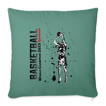 Basketball World Champion 2023 Germany - Sofa pillow with filling 45cm x 45cm - cypress green - Front