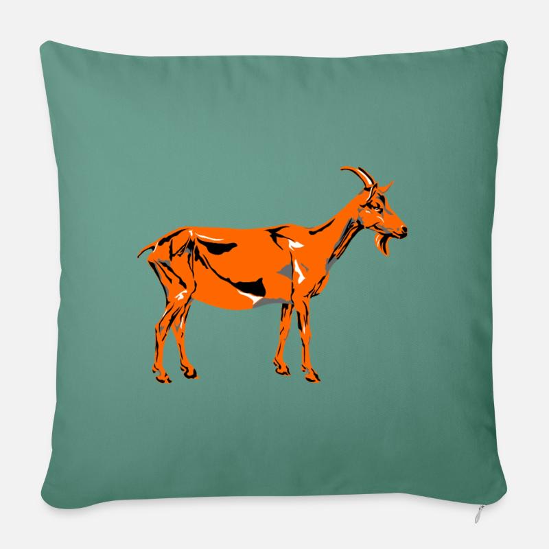 Saint Patrick's Day Ziege - Sofakissen mit Füllung 45 x 45 cm - Tanngrün