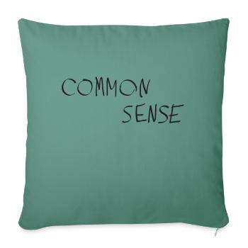 Common Sense - Sofa pillow with filling 45cm x 45cm - cypress green - Front