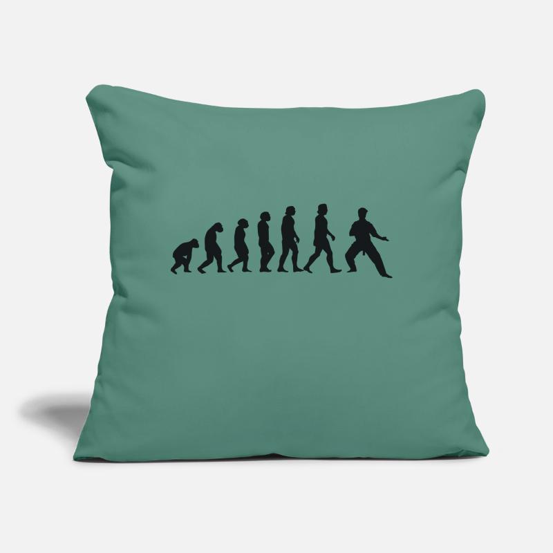 Évolution du karaté Coussin et housse de 45 x 45 cm