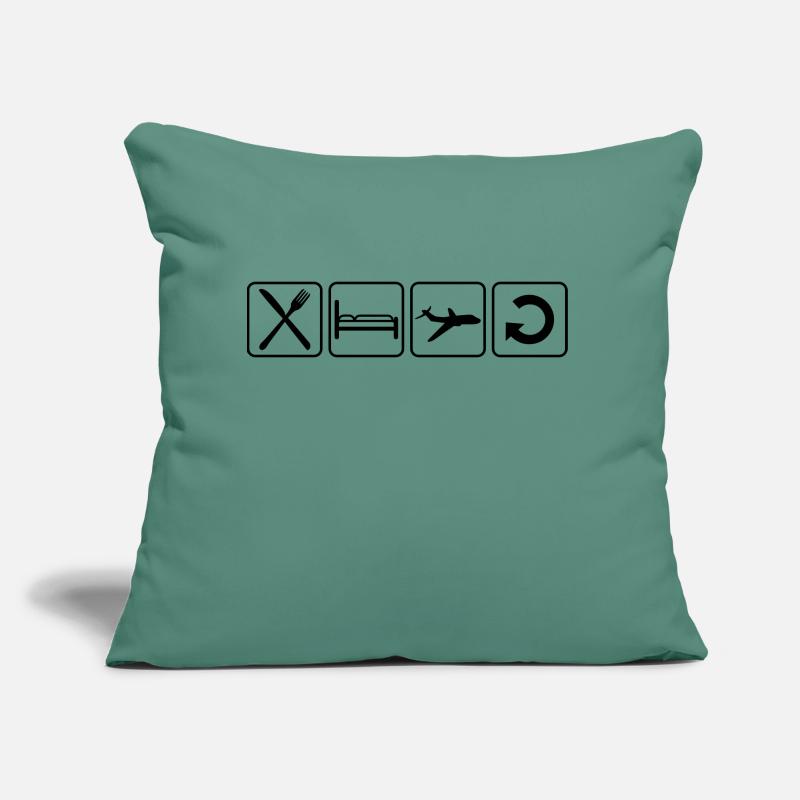 manger sommeil répéter manger sommeil répéter lign Coussin et housse de 45 x 45 cm