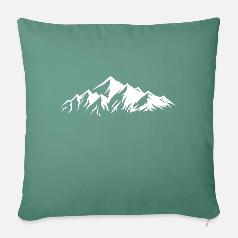 Berge - Sofakissen mit Füllung 45 x 45 cm - Tanngrün