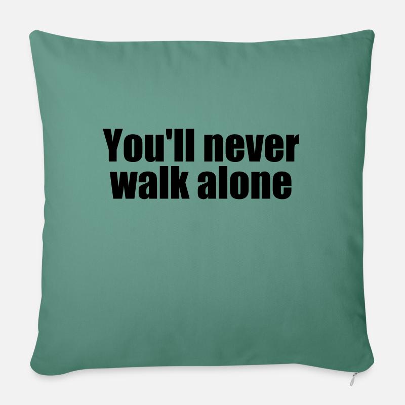 walksvg - Sofakissen mit Füllung 45 x 45 cm - Tanngrün