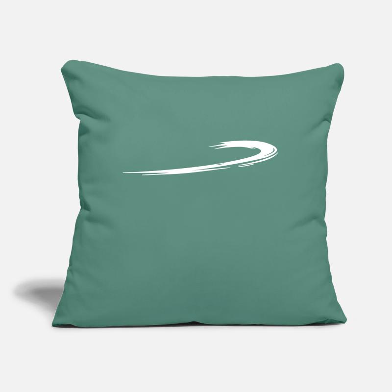 queue incurvée | Graphique-vectoriel Coussin et housse de 45 x 45 cm