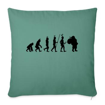 evolution Santa Claus Santa Claus - Sofa pillow with filling 45cm x 45cm - cypress green - Front