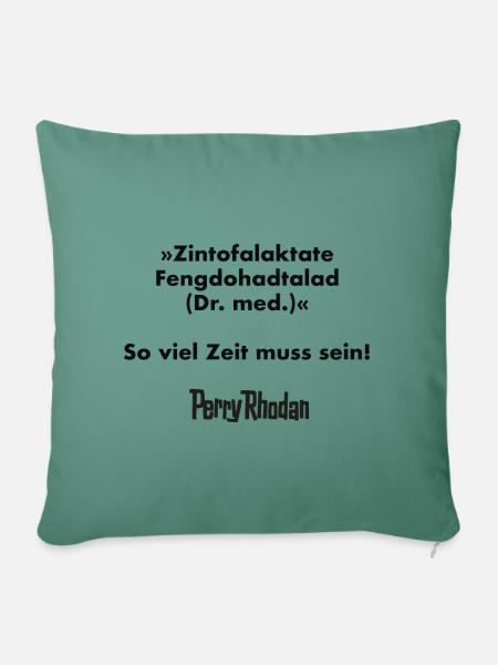 Zintofalaktate...schwarz - Sofakissen mit Füllung 45 x 45 cm - Tanngrün