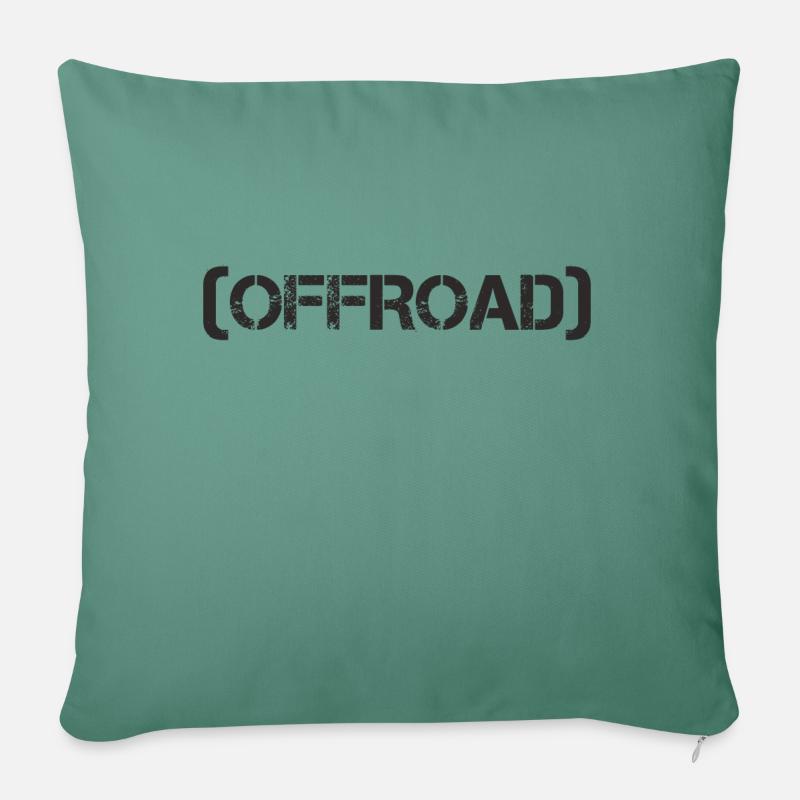 Offroad - Sofakissen mit Füllung 45 x 45 cm - Tanngrün