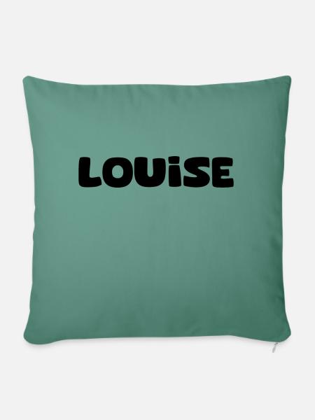 Name - Louise - Sofakissen mit Füllung 45 x 45 cm - Tanngrün