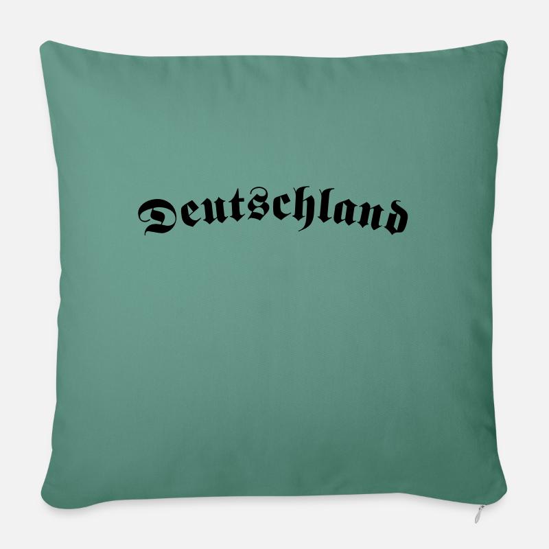 deutschland1 - Sofakissen mit Füllung 45 x 45 cm - Tanngrün