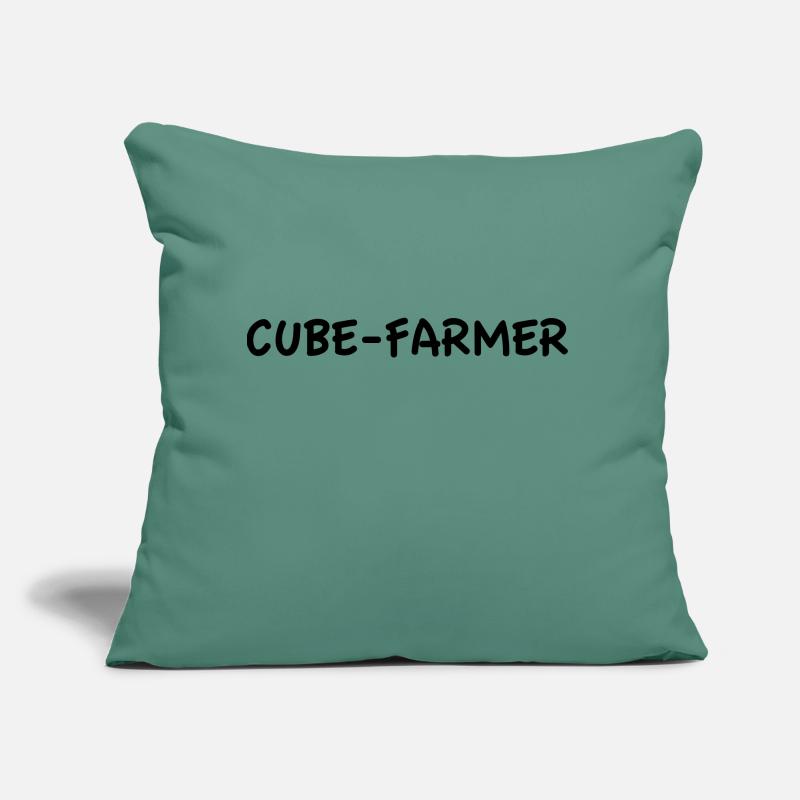 Cube Farmer Solid Color Sofa pillow with filling 45cm x 45cm