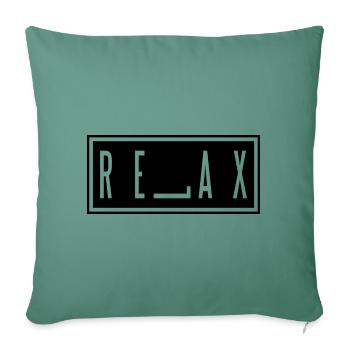 Relax - black - Sofakissen mit Füllung 45 x 45 cm - Tanngrün - Vorne