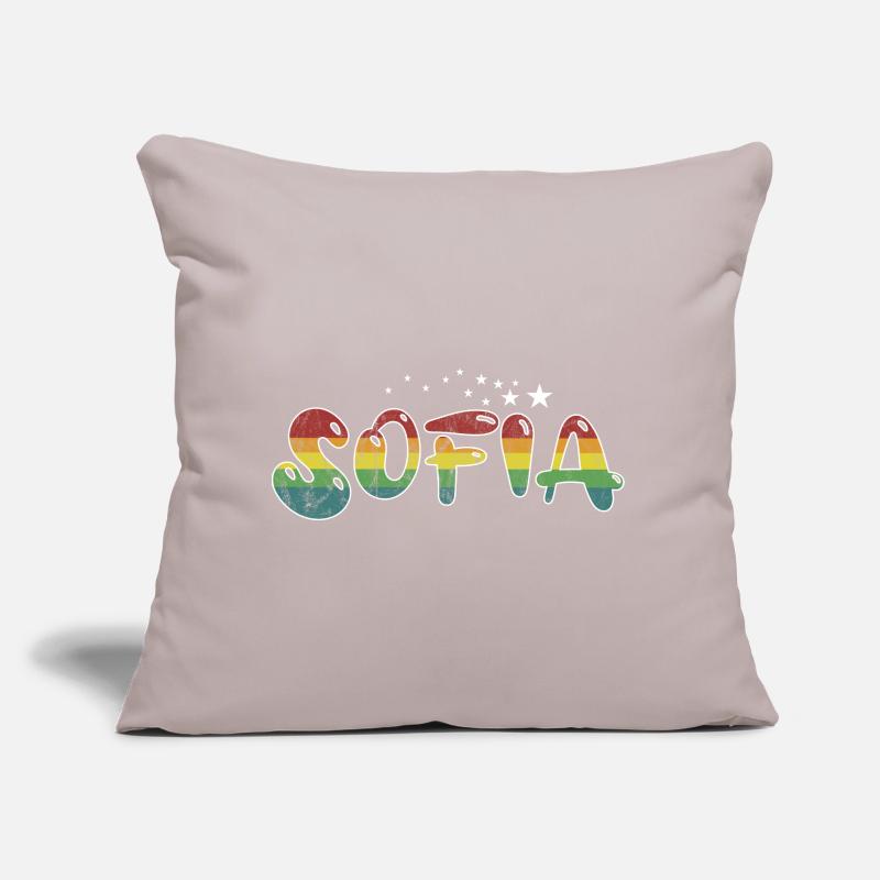 First name Sofia Maiden name Gift Sofa pillow with filling 45cm x 45cm