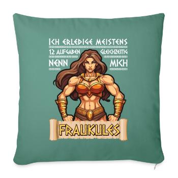 Geburtstag Geschenk Mutter Frau Statement Spruch - Sofakissen mit Füllung 45 x 45 cm - Tanngrün - Vorne