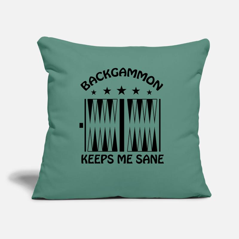Boardgame Chess Backgammon Game Night Sofa pillow with filling 45cm x 45cm