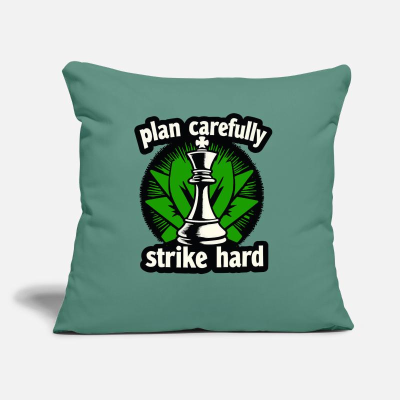 Schach plan carefully strike hard Sofa pillow with filling 45cm x 45cm
