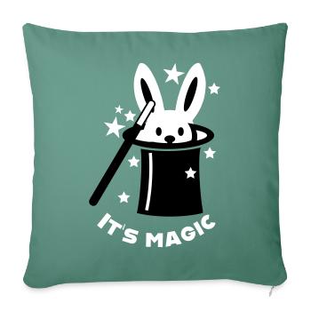 It s magic - Sofa pillow with filling 45cm x 45cm - cypress green - Front
