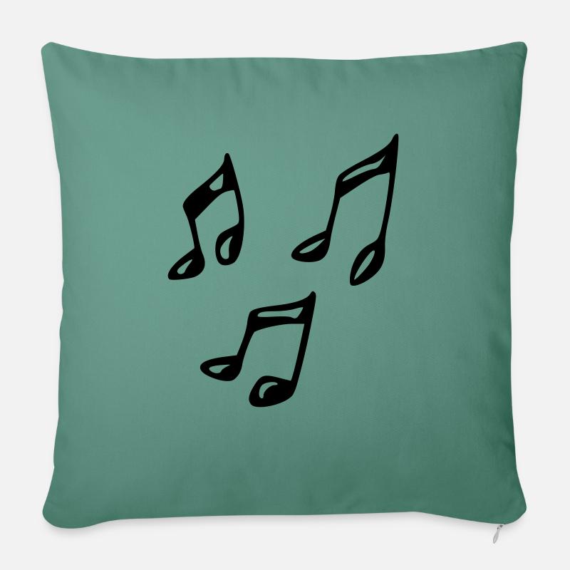 Note - Sofakissen mit Füllung 45 x 45 cm - Tanngrün