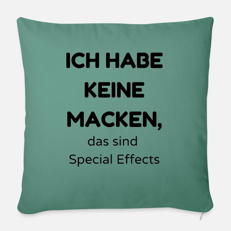 Macken - Sofakissen mit Füllung 45 x 45 cm - Tanngrün
