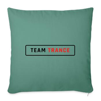 Team Trance - Sofa pillow with filling 45cm x 45cm - cypress green - Front