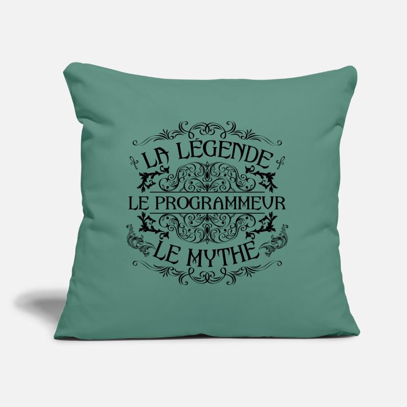 Programmeur | la légende Programmeur le mythe Coussin et housse de 45 x 45 cm