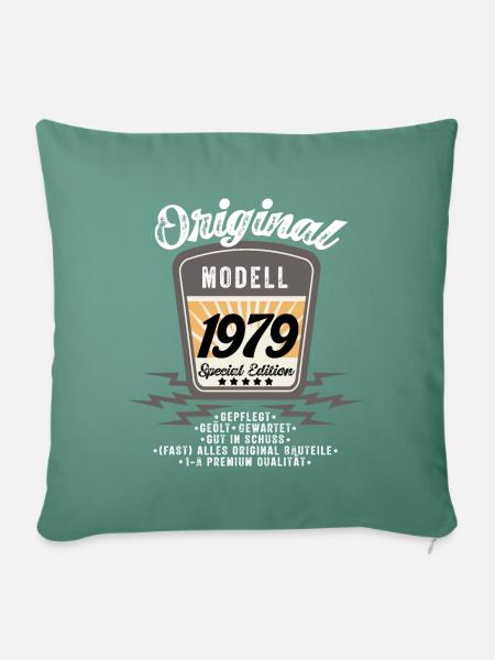 Modell 1979 - Sofakissen mit Füllung 45 x 45 cm - Tanngrün