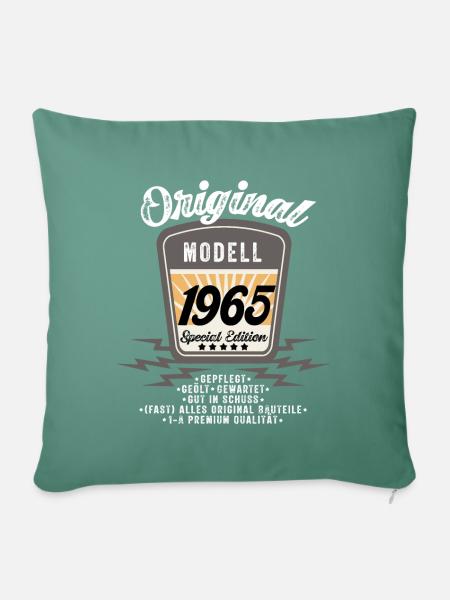 Modell 1965 - Sofakissen mit Füllung 45 x 45 cm - Tanngrün