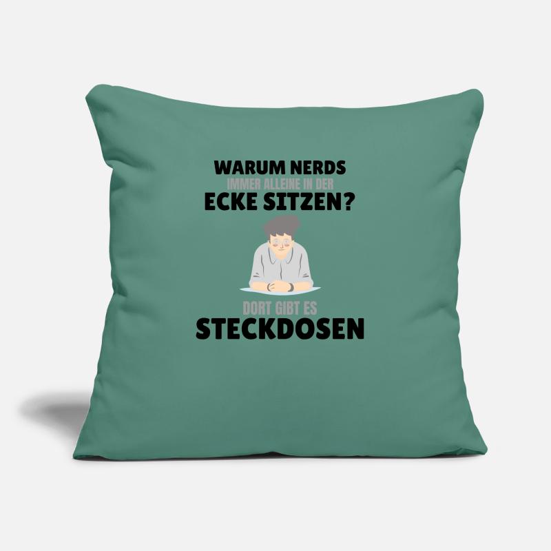 Nerds Nerd Programmierer Informatiker Computer Sofakissen mit Füllung 45 x 45 cm