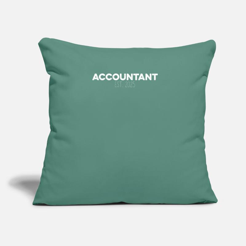 Comptable EST 2025 Comptabilité CPA Comptables Coussin et housse de 45 x 45 cm
