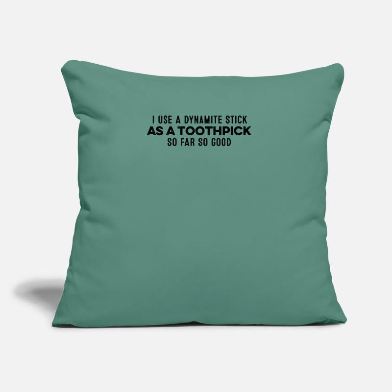 J’utilise un bâton de dynamite comme cure-dent Relax Cool Coussin et housse de 45 x 45 cm