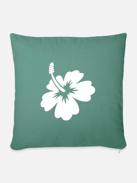 Flower - Sofakissen mit Füllung 45 x 45 cm - Tanngrün