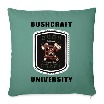 Bushcraft University - Sofakissen mit Füllung 45 x 45 cm - Tanngrün - Vorne