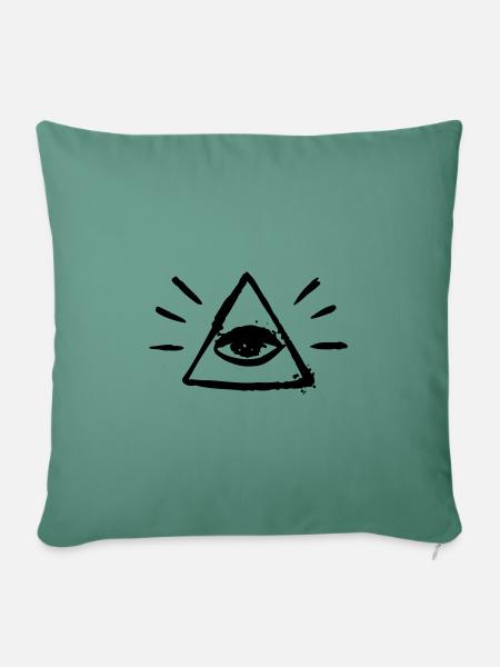 Illuminati - Sofakissen mit Füllung 45 x 45 cm - Tanngrün