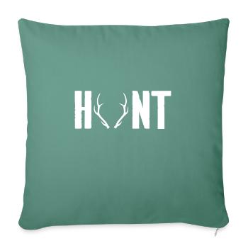 HUNT - Sofakissen mit Füllung 45 x 45 cm - Tanngrün - Vorne