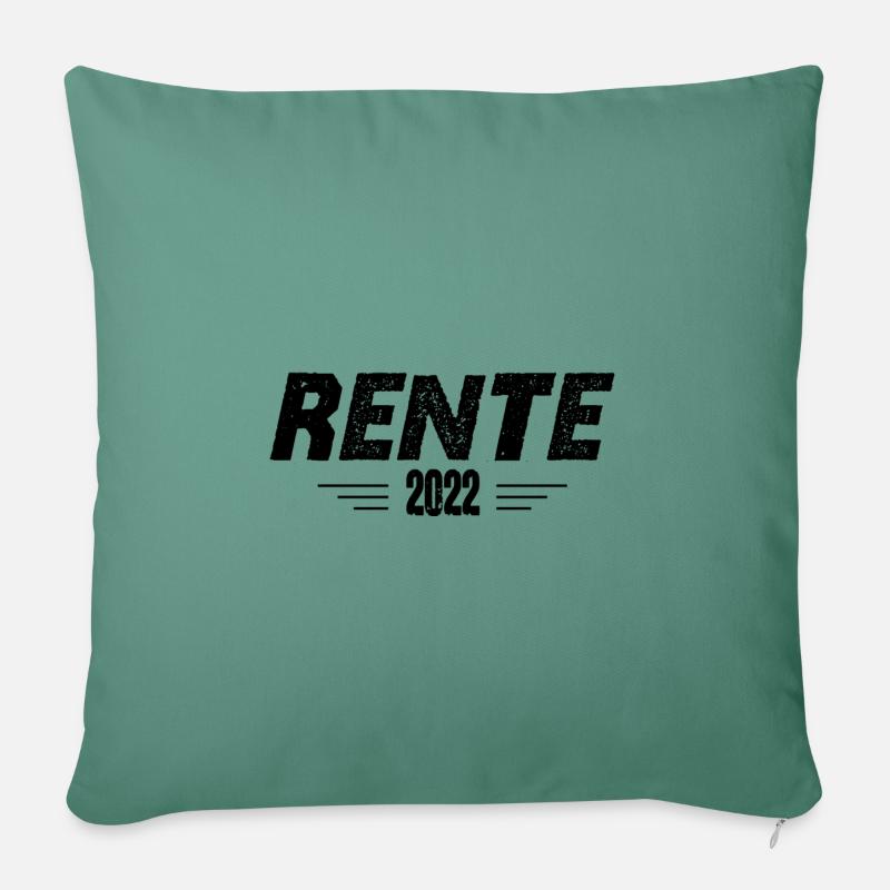 Rente 2022 - Sofakissen mit Füllung 45 x 45 cm - Tanngrün