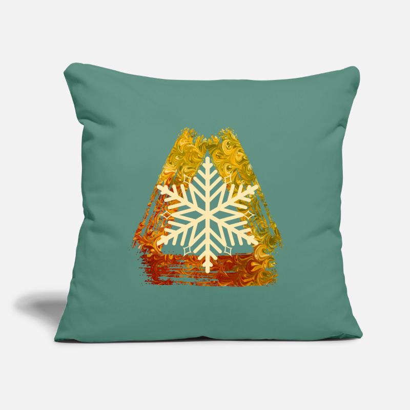 Flocon de neige E 99 Coussin et housse de 45 x 45 cm