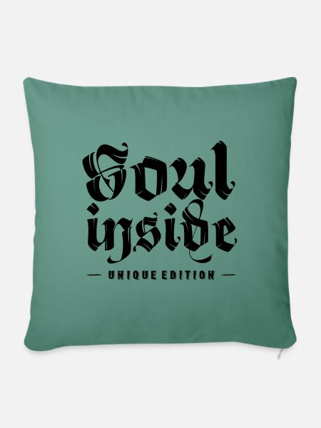 Soul inside Unique edition - Sofakissen mit Füllung 45 x 45 cm - Tanngrün